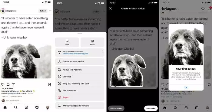 The New Cutout Sticker Feature on Instagram: A Mixed Bag of Creative Opportunities
