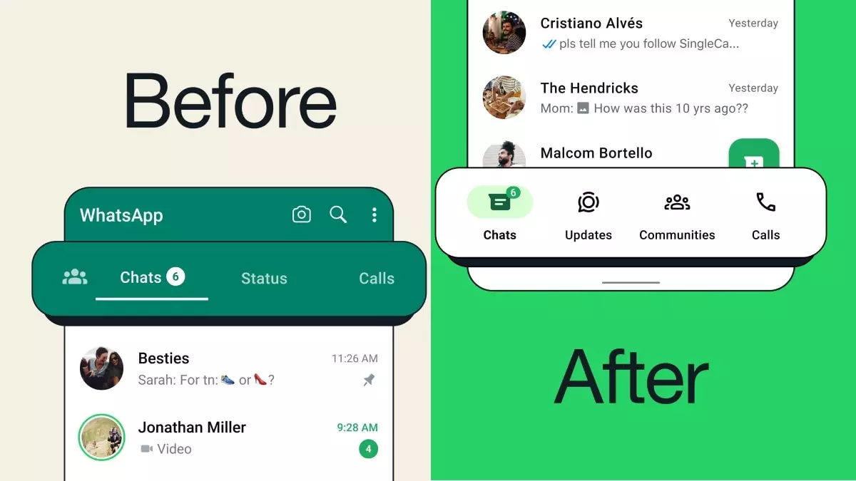 WhatsApp Rolls Out New User Interface Changes for Android Users