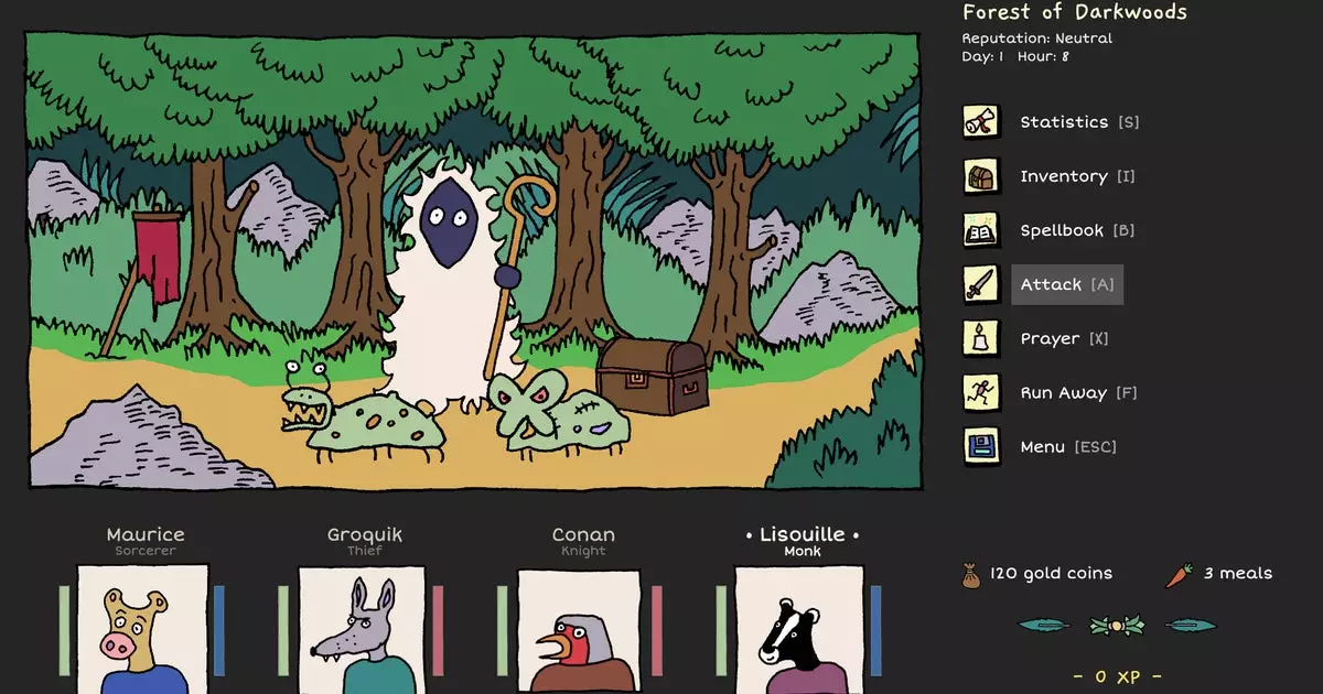 The Authenticity of Heroes Of The Seven Islands: A Hand-Drawn RPG Experience